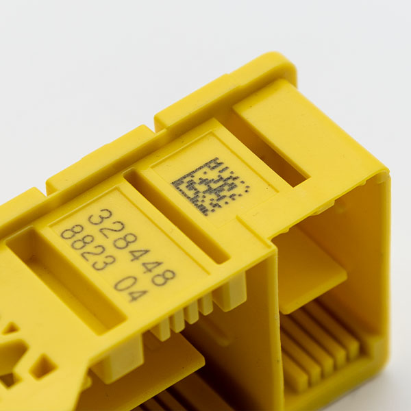 Steckverbinder mit Lasercodierung