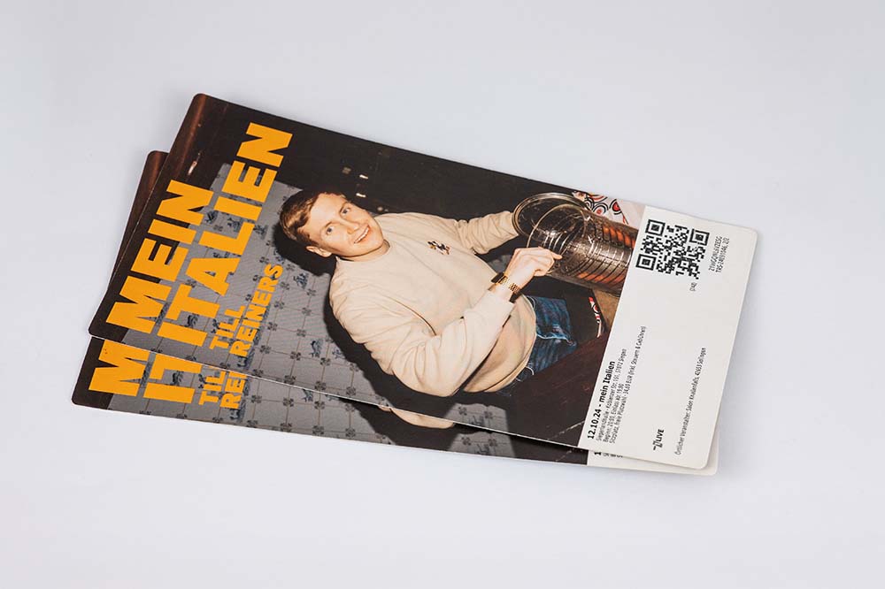 Eintrittskarten mit Serialisierung mit einem HSAJET