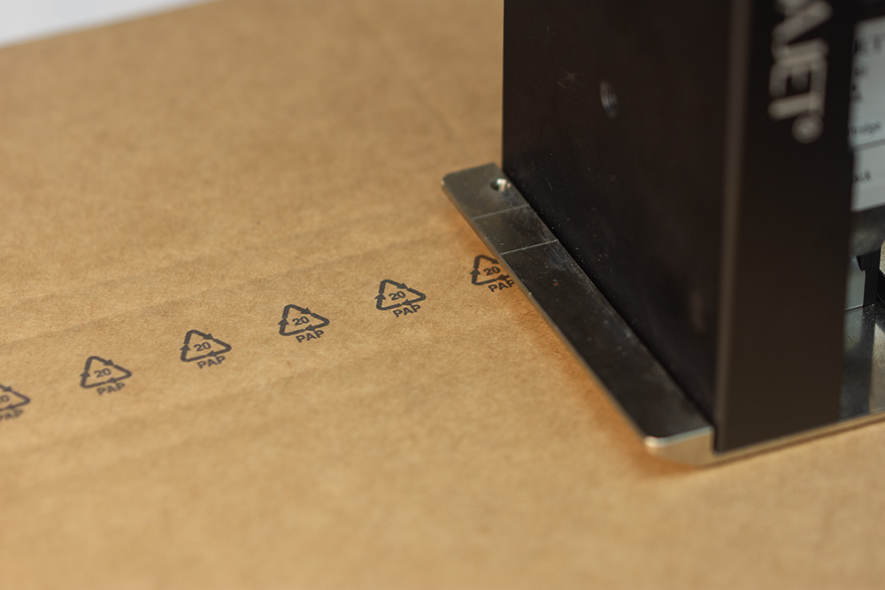 Kartonkennzeichnung mit PAP Logo
