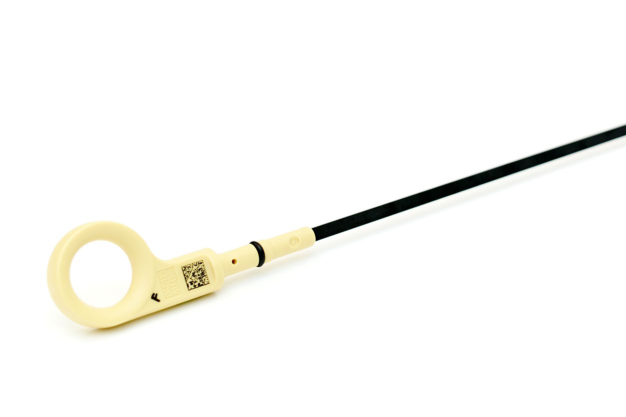Kabelöse mit aufgedrucktem DataMatrix-Code