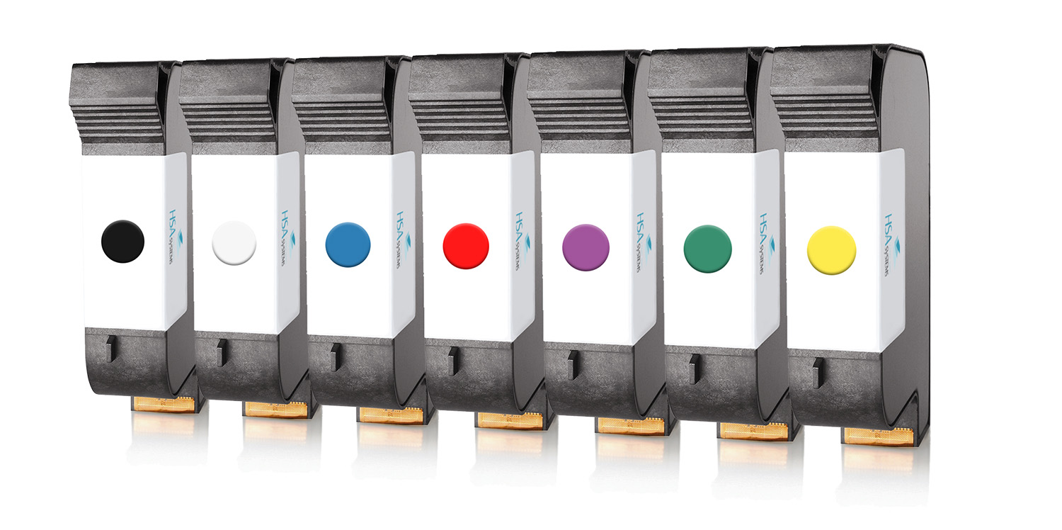 Verschieden TIJ HP45 Kartuschen