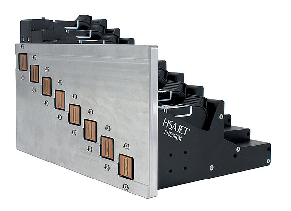 HSAJET Premium 8-Pen Druckkopf – breites Modul mit acht Druckpatronen für großformatige Kennzeichnung