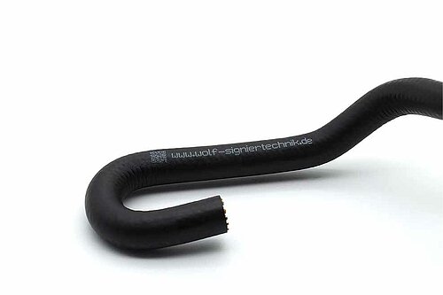 Bedrucktes kalandriertes Kunststoffteil