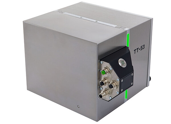 Anschlüsse des Thermotransferdruckers von Kortho