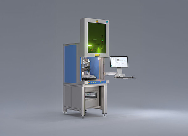 Automatisierte Laserzelle mit Roboterintegration | WOLF-Signiertechnik