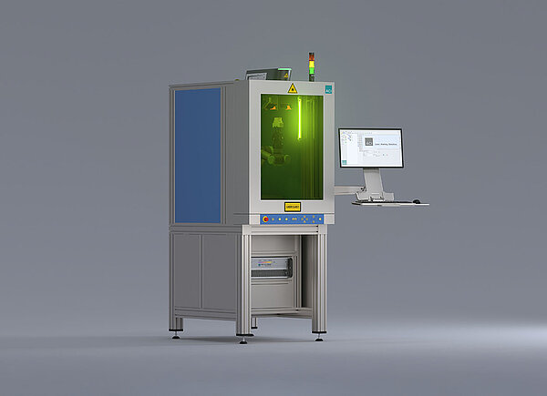Robotergestützte Laser Workstation für automatisierte Fertigung | WOLF-Signiertechnik