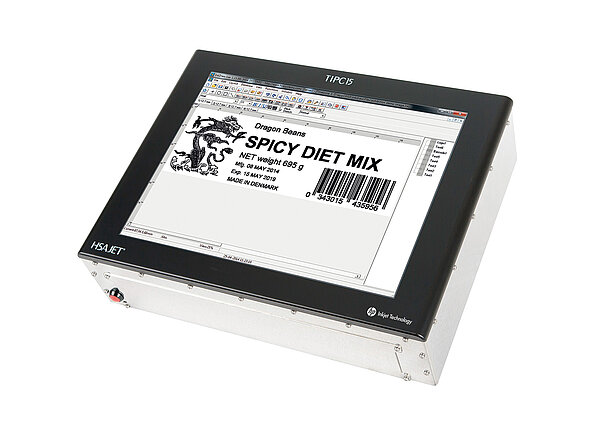 HSAJET TIPC15 Touch Industrie PC – 15 Zoll Touchscreen-Controller für industrielle Kennzeichnungssysteme
