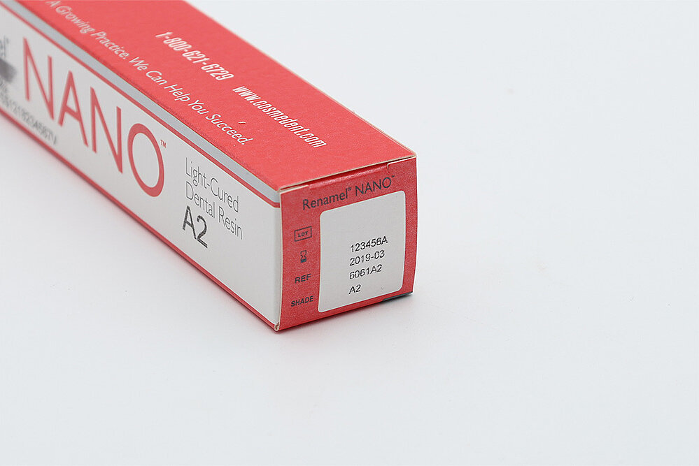 Gekennzeichnete medizinische Verpackung (Faltschachtel) mit aufgedrucktem Code