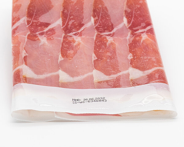 Lebensmittelverpackung mit MHD 
