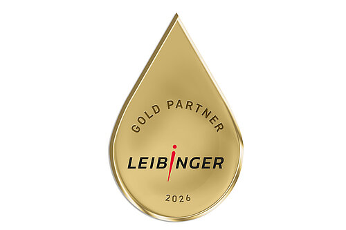 Tropfen Auszeichnung Gold Partner WOLF-Signiertechnik