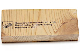 Holz kennzeichnen und beschriften
