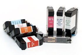 Tintenkartuschen/Tintenpatronen für InkJet-Industriedrucker HSAJET