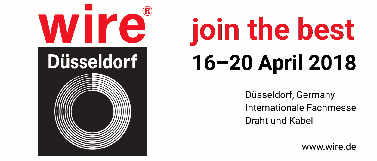 WOLF-Signiertechnik auf der wire 2018 wire Düsseldorf, Internationale Fachmesse Draht und Kabel